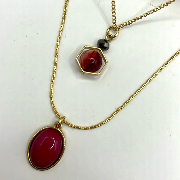 Quad Chain Pendant Necklace. - Picture 7 of 7